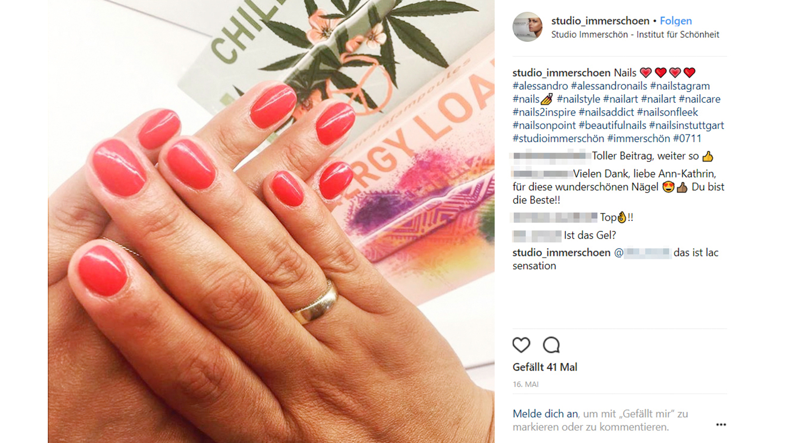 Gerade auf Instagram bietet es sich an, Ihre Arbeiten vorzustellen. Achten Sie dabei stets darauf, auch die Einwilligung der abgebildeten Personen einzuholen! Foto: Stefanie Pöschl